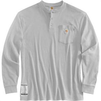Carhartt Flame Resistant Long Sleeve Henley, , large