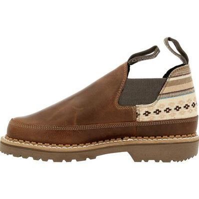 Georgia Boot Georgia Giant Women's Brown and Stripe Romeo Shoe, , large
