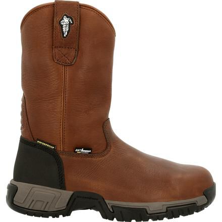MICHELIN HydroEdge Men s Internal Metatarsal Alloy Toe Waterproof Pull On Work Boot MIC0007