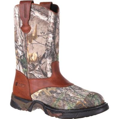 Rocky Aztec Waterproof Camo Pull-On Boots, , large
