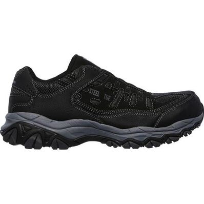 SKECHERS Work Cankton Steel Toe Electrical Hazard Athletic Slip-On Work Shoe, , large