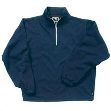 Berne Navy Thermal-Lined Original Fleece Quarter Zip
