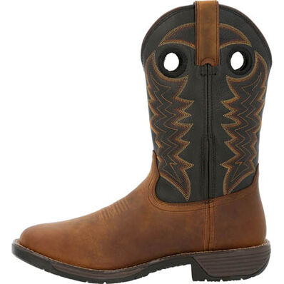 Rocky Rugged Trail Steel Toe Waterproof Western Boot, , large