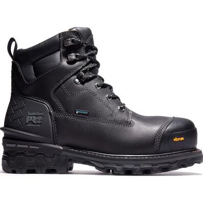 Timberland PRO Boondock HD Men's 6-inch Composite Toe Waterproof Logger Work Boot, , large