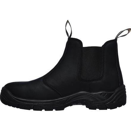 SKECHERS Work Tapter Men s Steel Toe Electrical Hazard Slip On Chelsea Work Boot