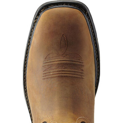 Ariat WorkHog Wide Square Men's Steel Toe Waterproof Western Work Boot, , large