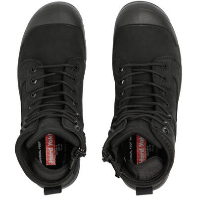 Hard Yakka Legend PR Men's Composite Toe Electrical Hazard Puncture-Resisting Side Zip Work Hiker, , large