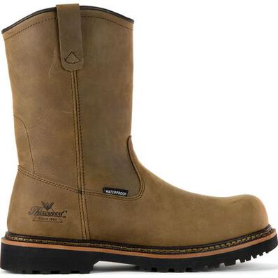 Thorogood V-Series Men's 11-Inch Composite Toe Electrical Hazard Waterproof Pull-On Work Boot, , large