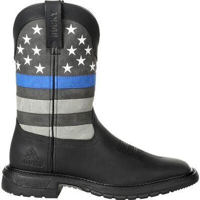 Rocky Blue Line Western Boot, , large