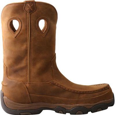 Twisted X Men's 11-inch Composite Toe Electrical Hazard Waterproof Leather Pull-on Work Boot, , large