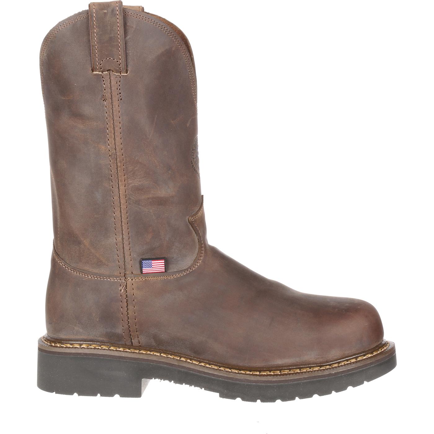 justin pull on work boots justin steel toe puncture resistant pull on work boot cd4445 justin pull on work boots justin steel toe puncture resistant pull on work boot cd4445