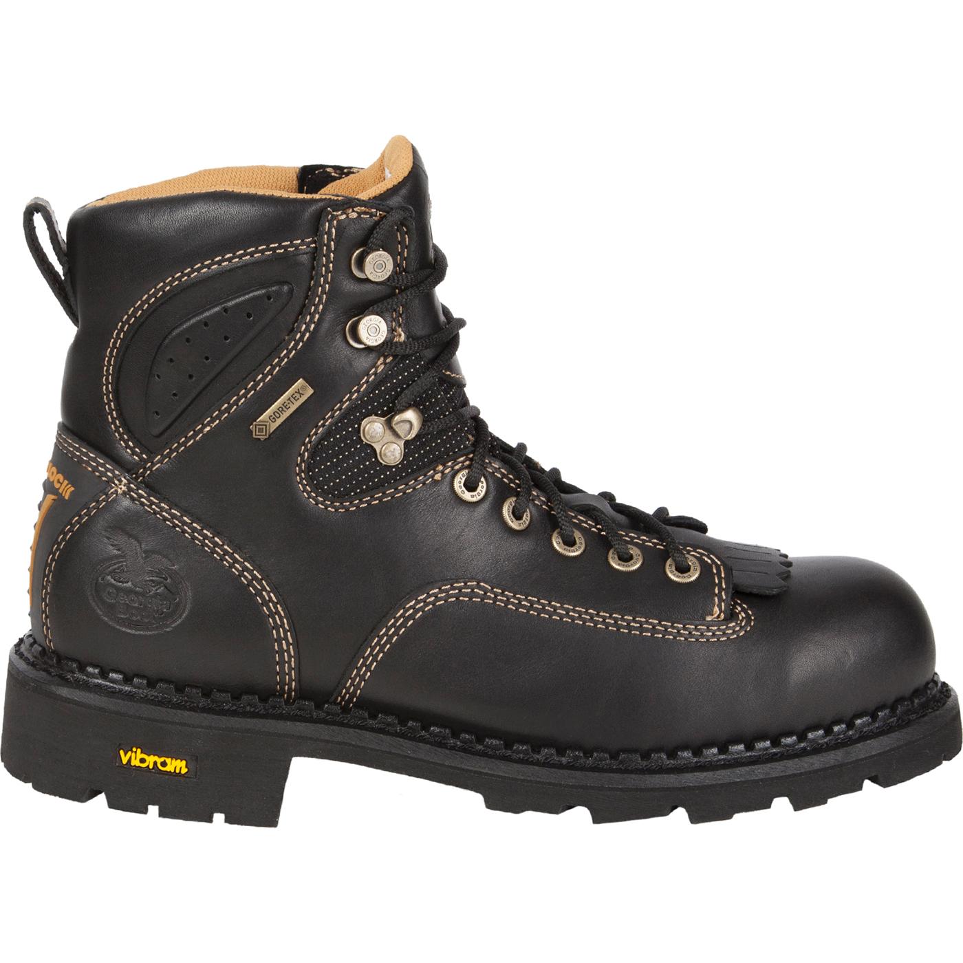 6 Inch GORE-TEX® Waterproof Low Heel Logger work boot by Georgia Boot