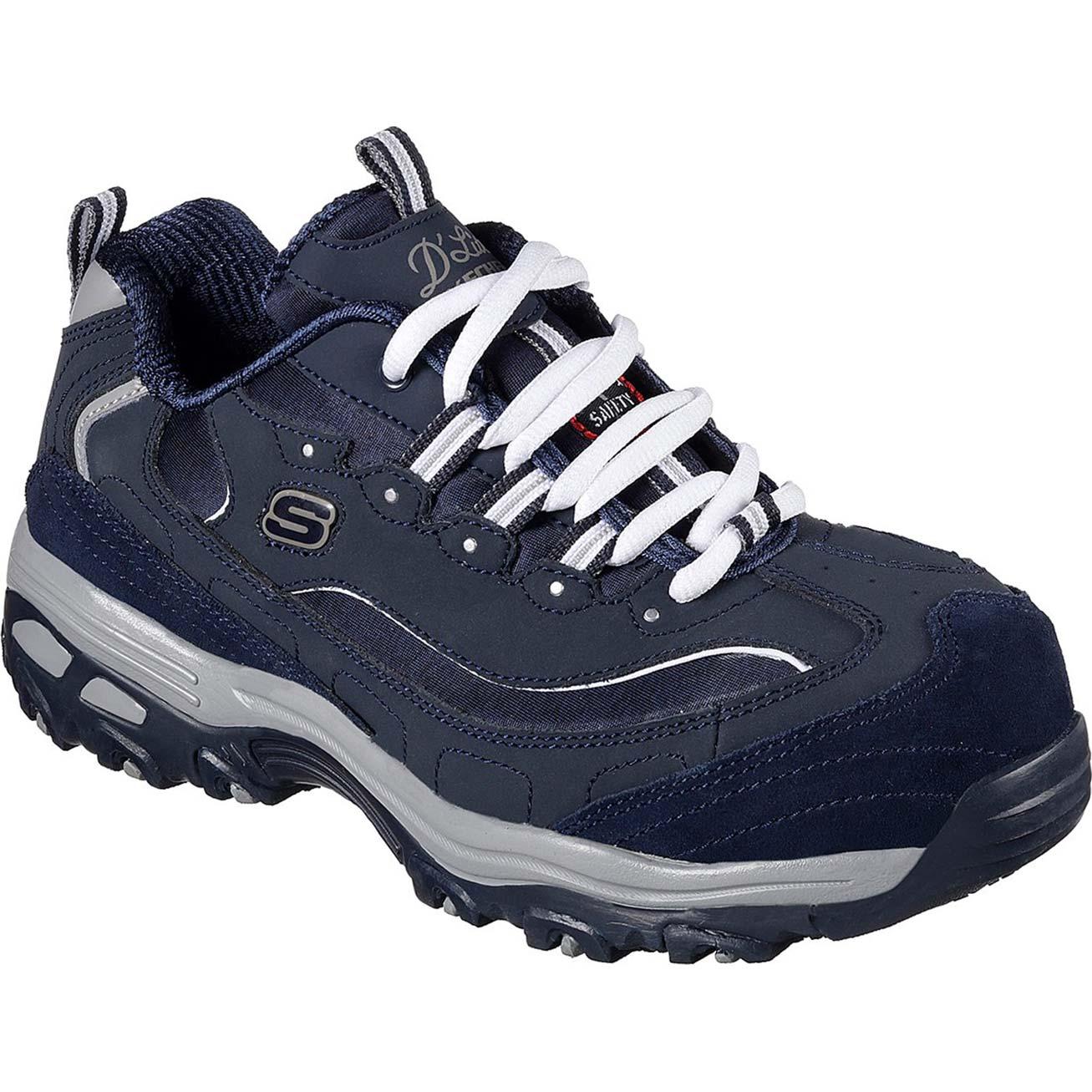 SKECHERS Work D Lites Pooler Alloy Toe Slip Resistant Work 