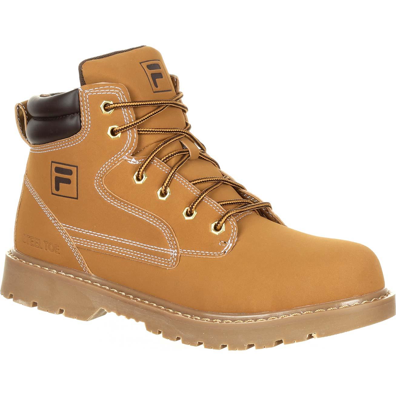 fila steel toe work boots