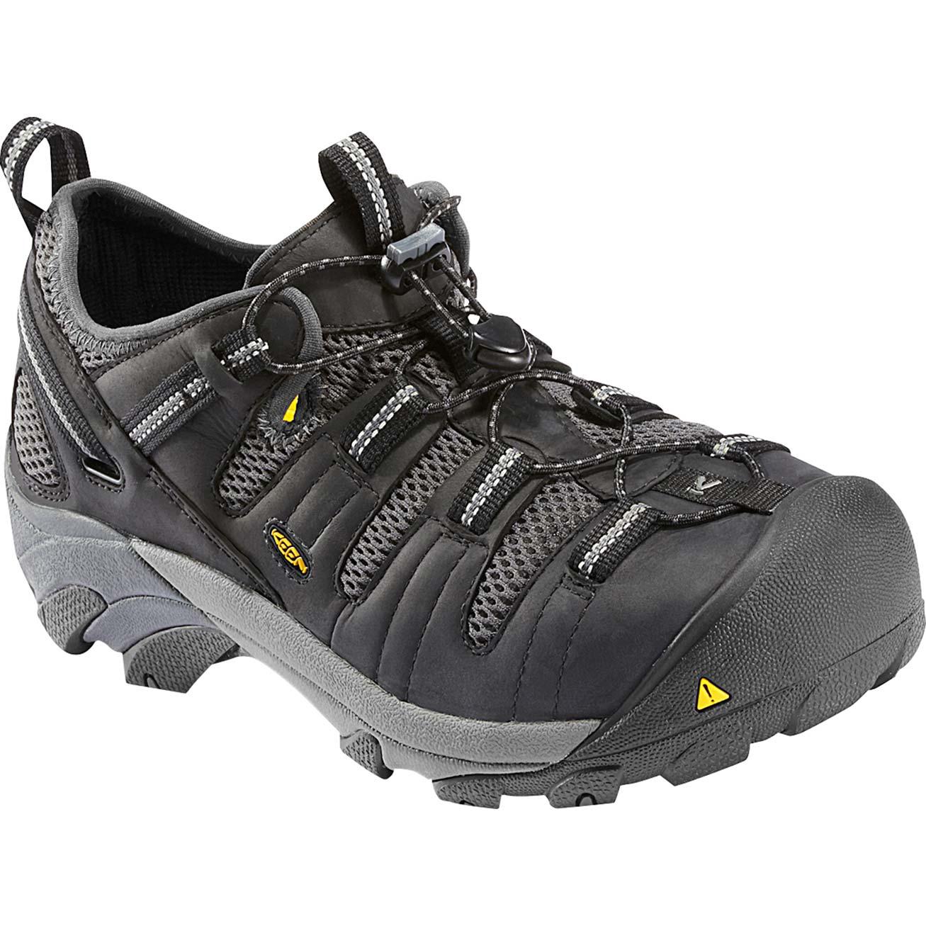 Men's Black Steel Toe Work Athletic Shoe, Keen Atlanta Cool