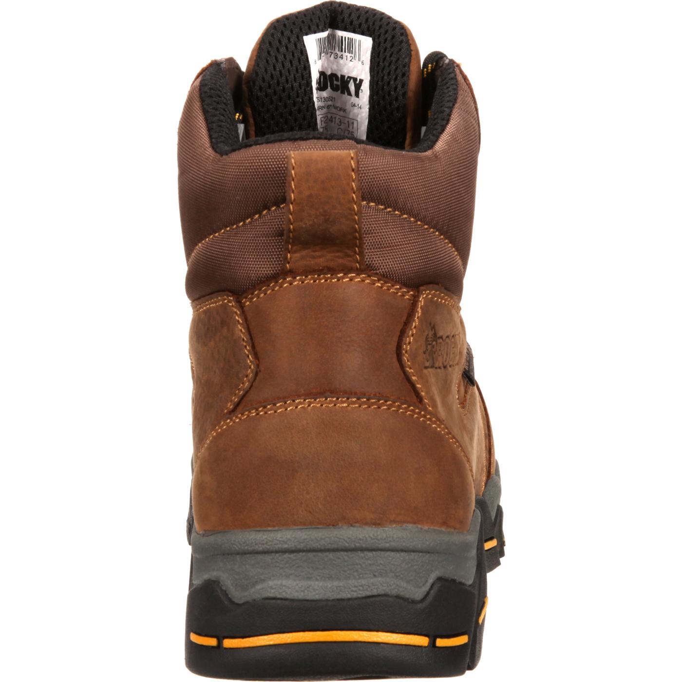 Puncture-Resistant Waterproof Work Boot, Rocky Nail Guard