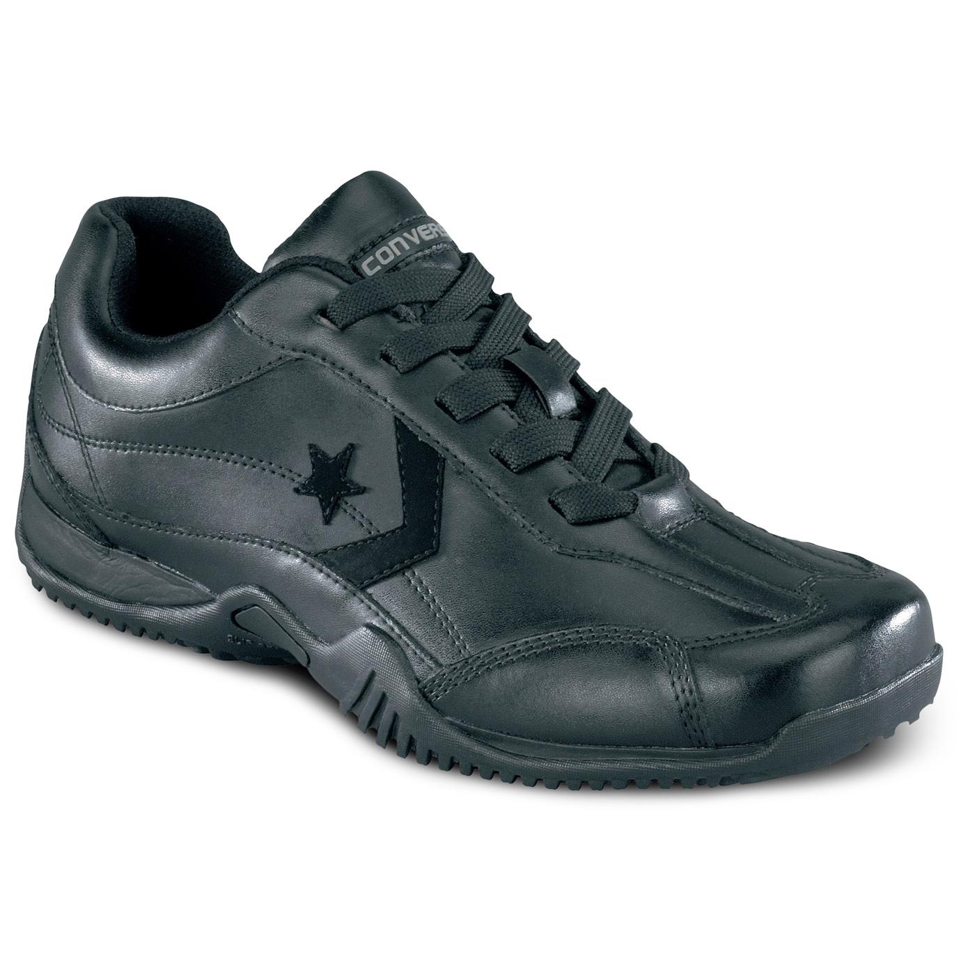 converse black non slip shoes