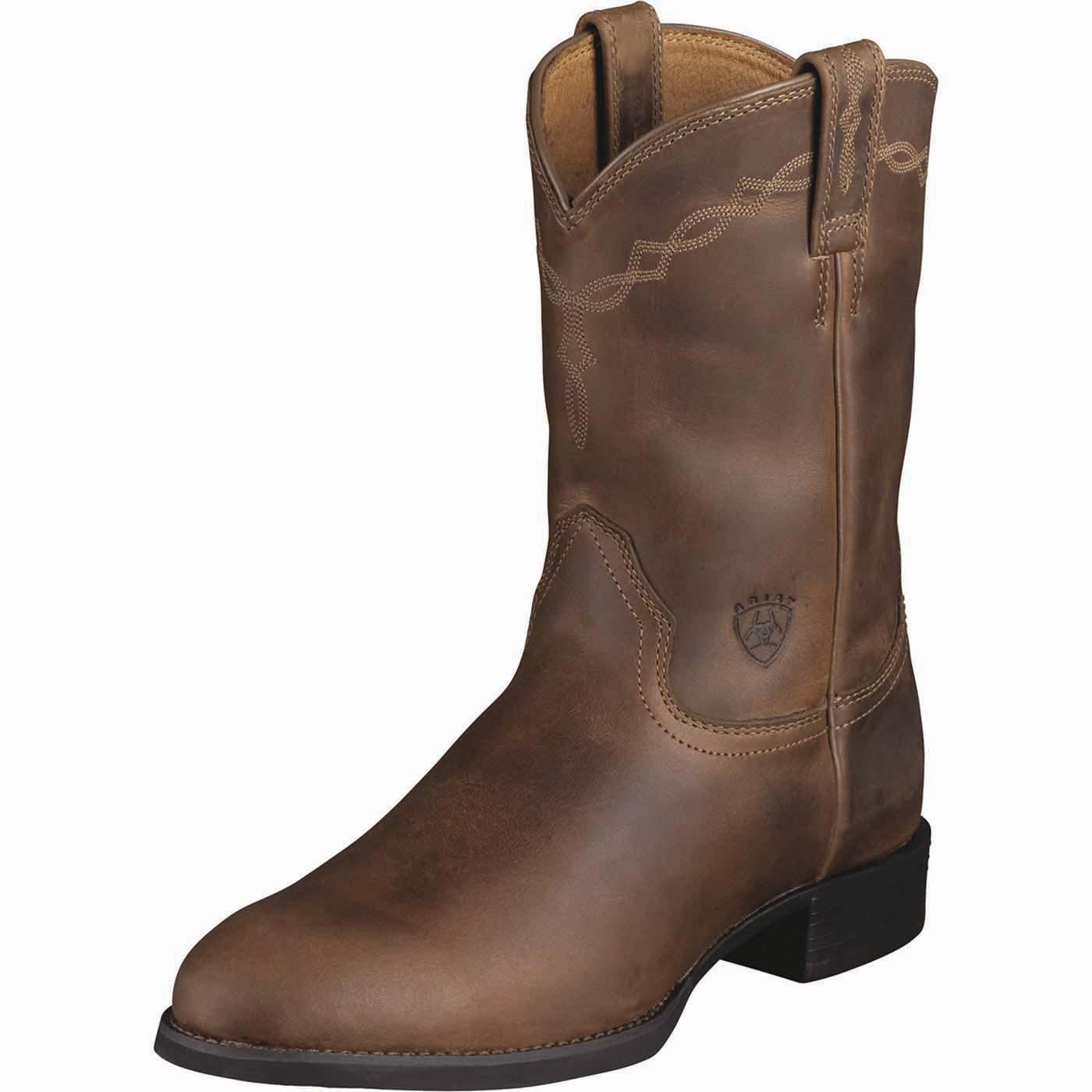 ariat men's heritage roper western cowboy boot