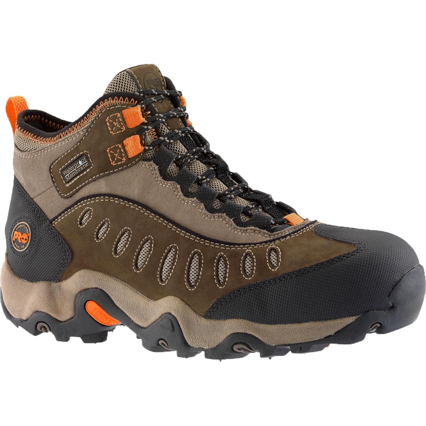 timberland pro men's mudslinger mid waterproof steel toe