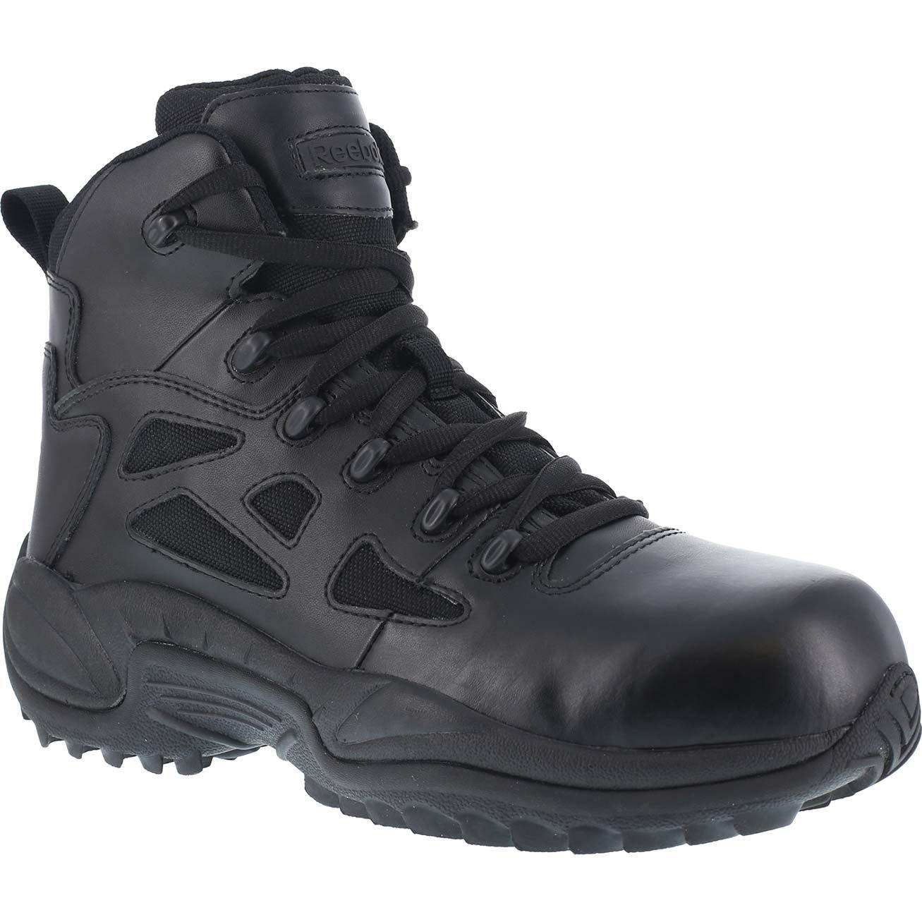 black reebok 6 quot women 39 s composite toe duty boot w side reebok classic size chart