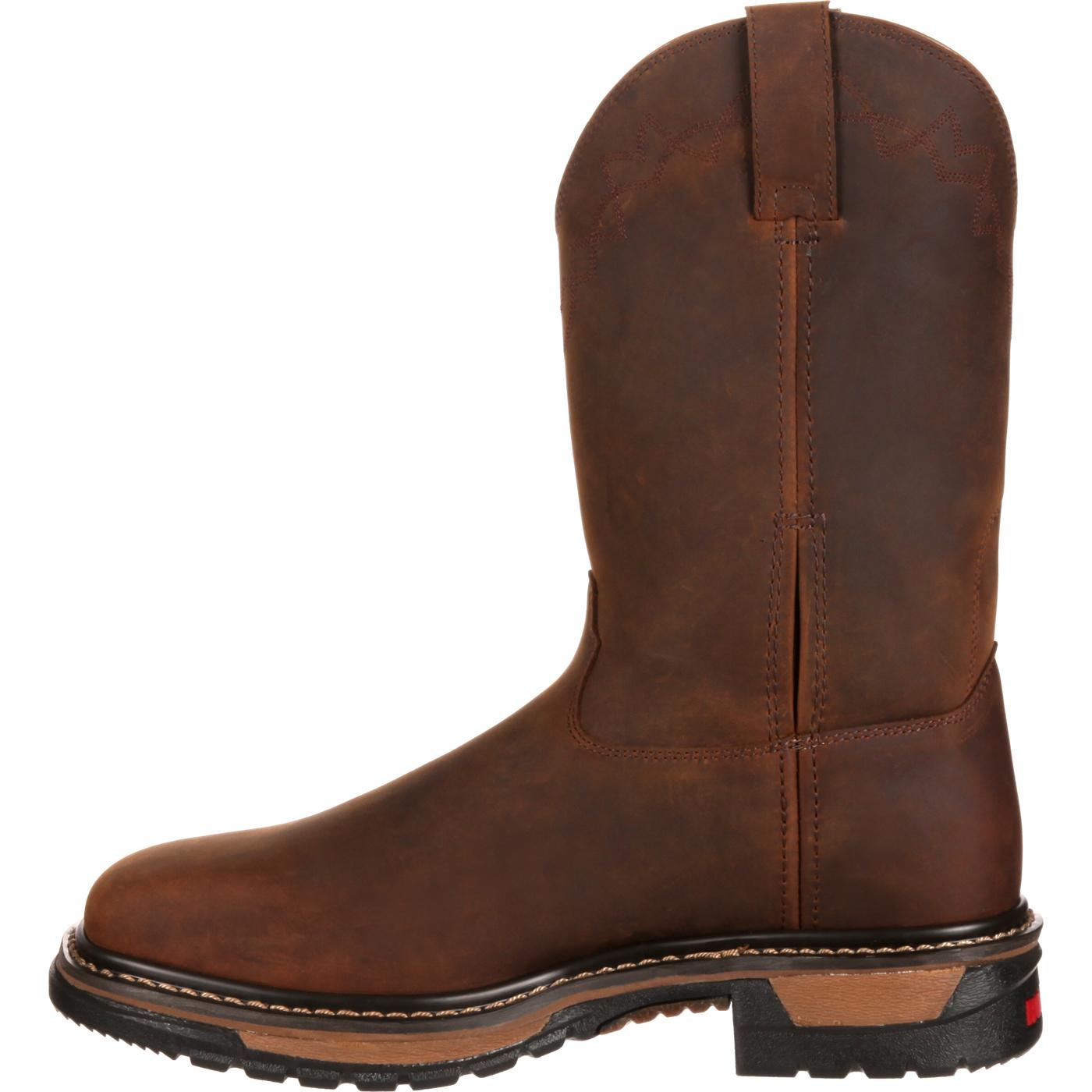 comfortable mens cowboy boots steel toe comfort western boot rocky original ride rkw0117 comfortable mens cowboy boots steel toe comfort western boot rocky original ride rkw0117