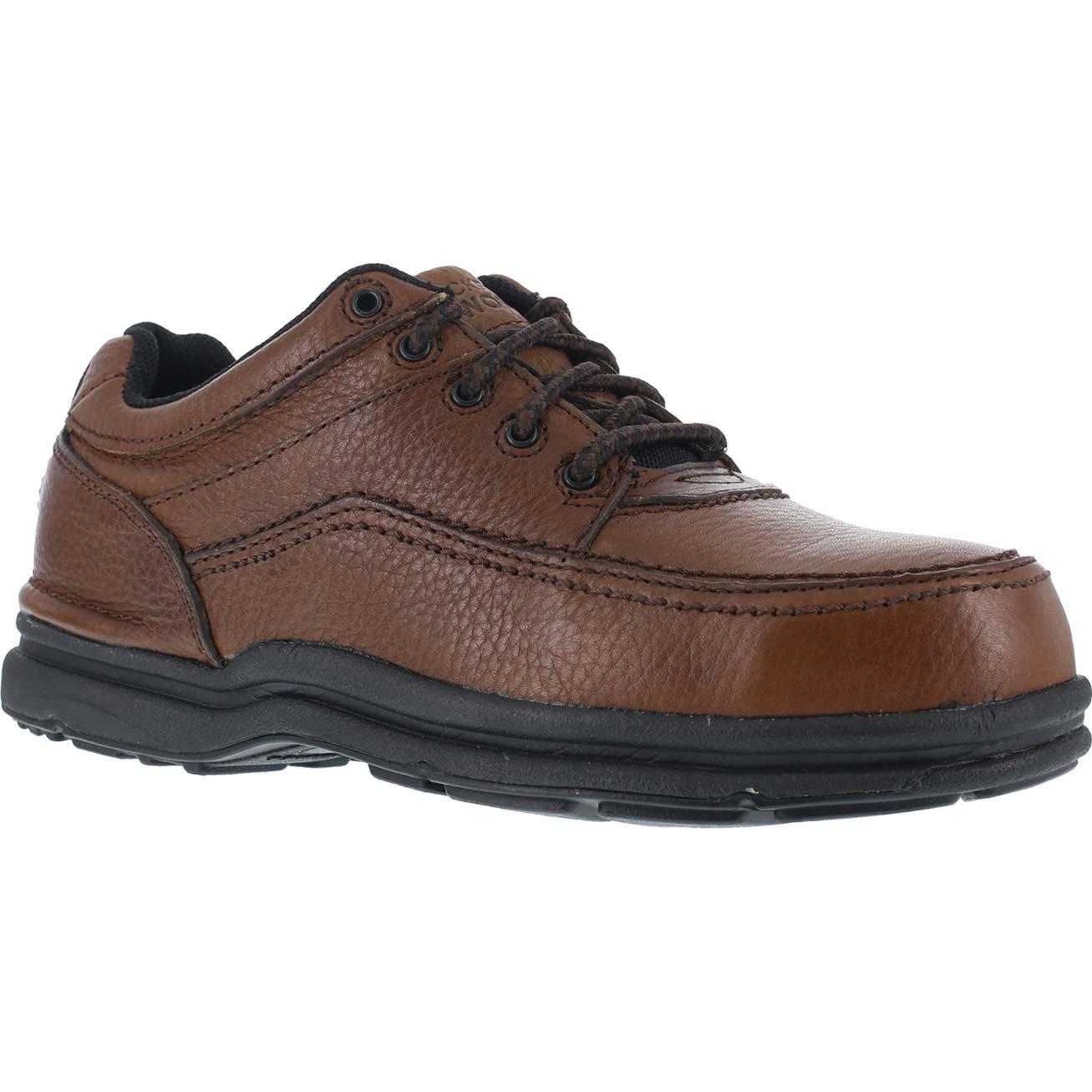 Rockport Steel Toe Static Dissipative Casual Oxford, #RK6762 Rockport Works World Tour Steel Toe Static-Dissipative Work Oxford, , large