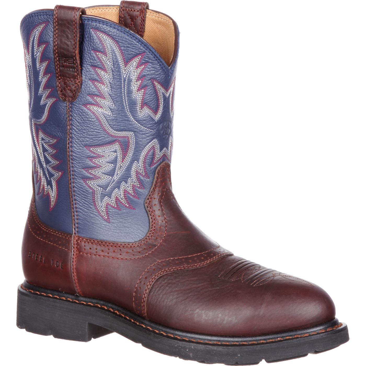Ariat Sierra Saddle Steel Toe Western Work Boot 10002438