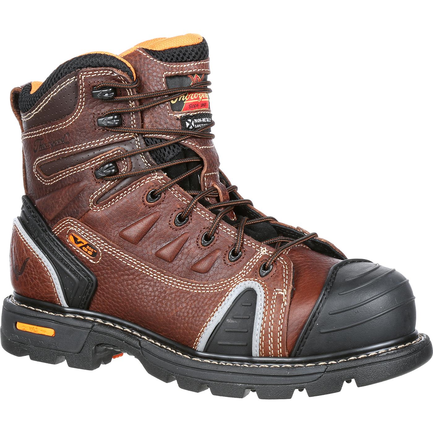 lace to toe steel toe boots